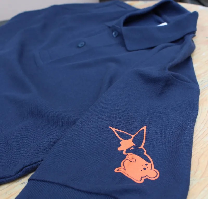 弥彦ブリューイング　公式ロゴ入り　ポロシャツ（ネイビー）