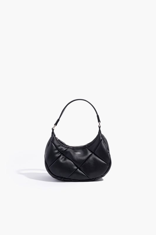 新品☆YAHKI ヤーキ YAHKI ダブルフェイスレザーショルダーバッグ （BLACK
