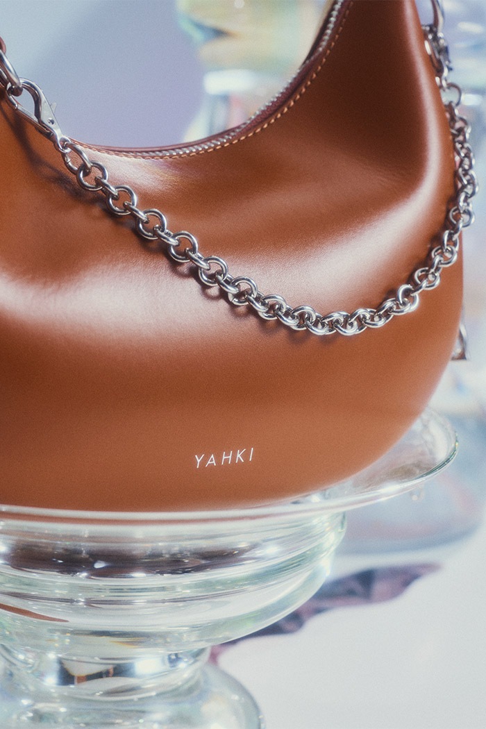 YAHKI×HYPNOTIZE Crescent Bag HANDBAG_BROWN | NEW IN | YAHKI 