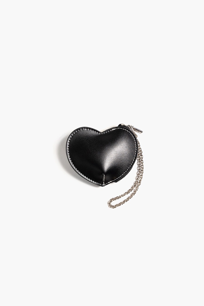 YAHKIMANOF HEART POUCH _BLACK