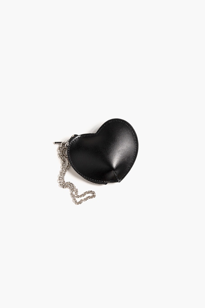 YAHKIMANOF HEART POUCH _BLACK