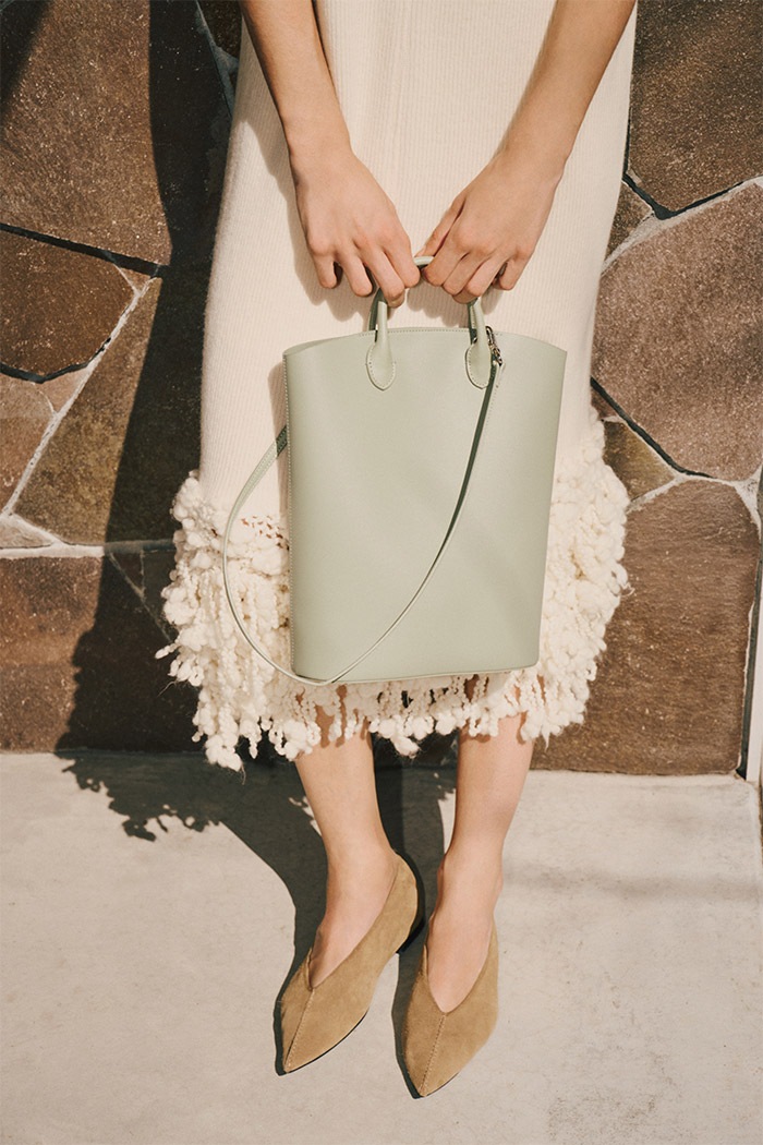 YH-462V TOTE BAG_PISTACCHIO