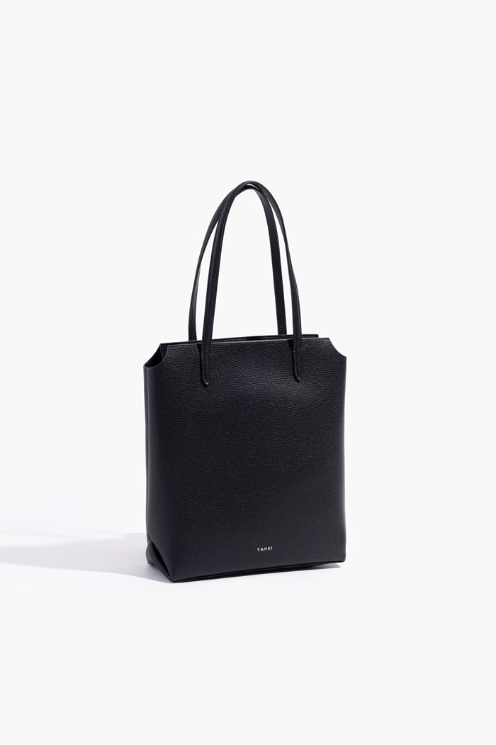 極美品　YAHKI レザートート　黒 ヤーキ YAHKI ソフトダブルフェイスレザーA4トートバッグ