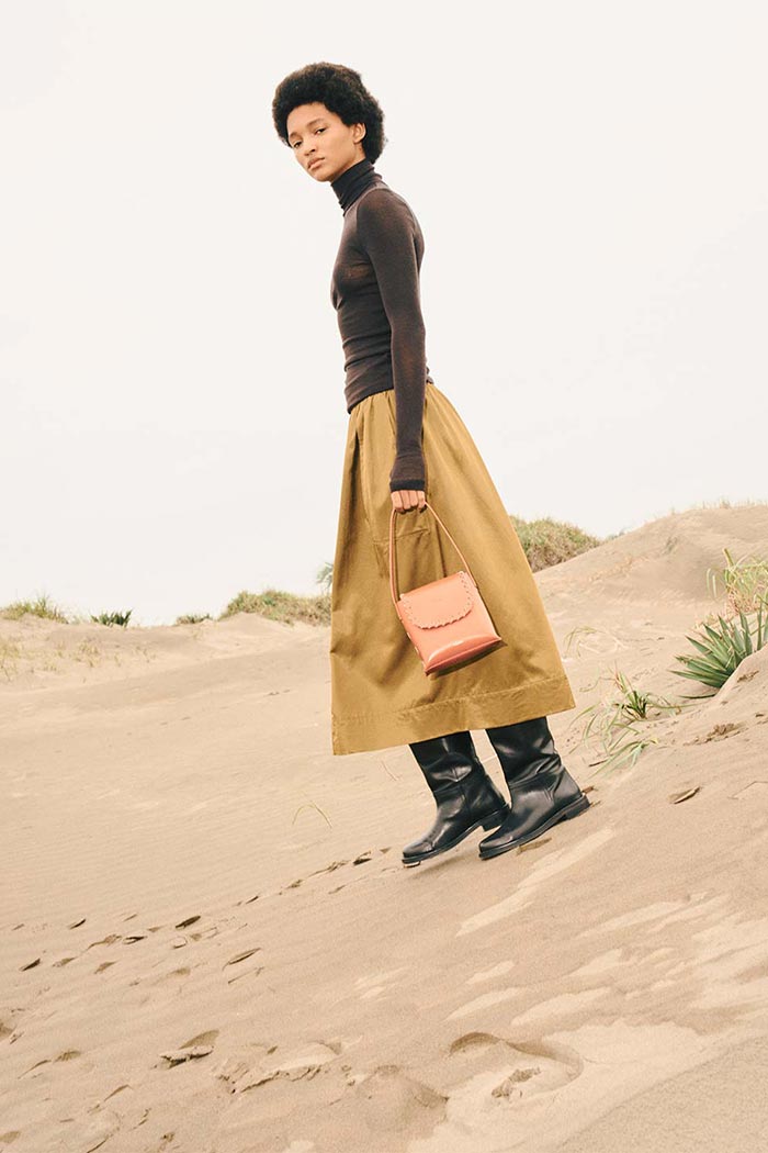 YH-766 SHOULDER BAG_SAND YELLOW