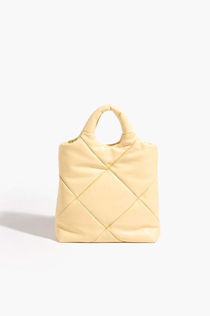 YH-716(Large) TOTE BAG_CREAM YELLOW