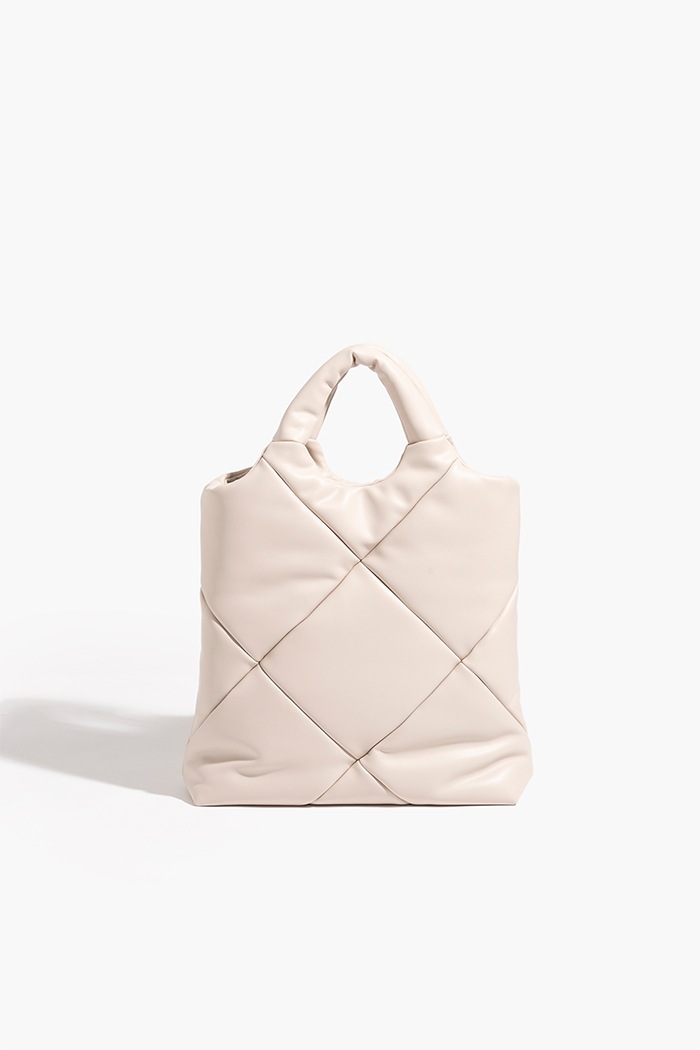 YH-716(Large) TOTE BAG_LIGHT TAUPE