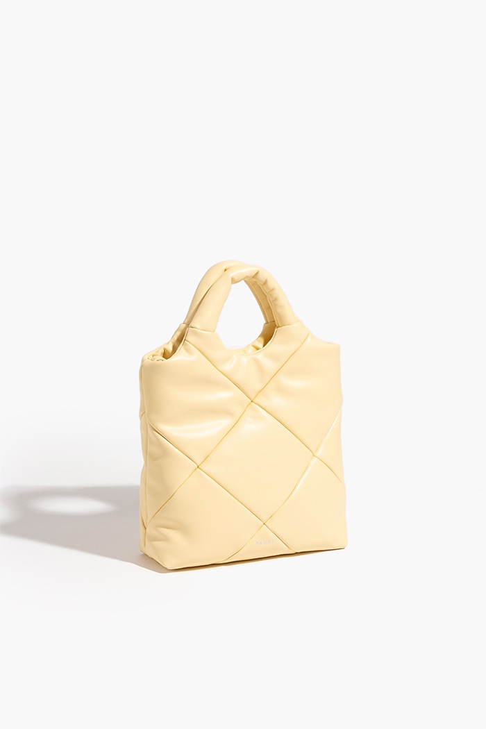 YH-717(Small) TOTE BAG_CREAM YELLOW