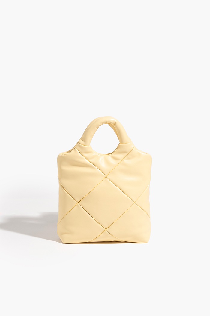 YH-717(Small) TOTE BAG_CREAM YELLOW