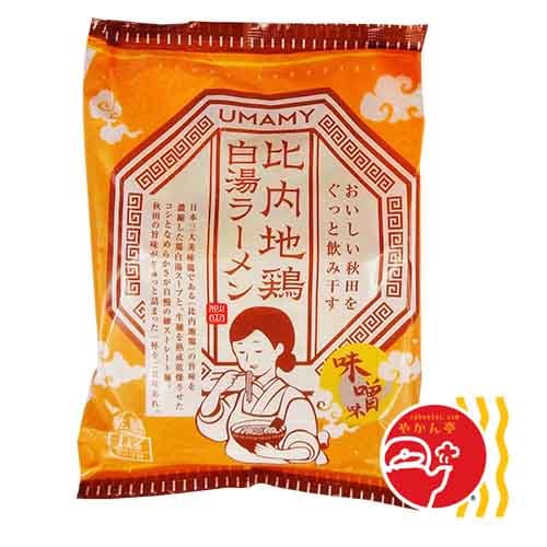 秋田 比内地鶏 白湯ラーメン　味噌