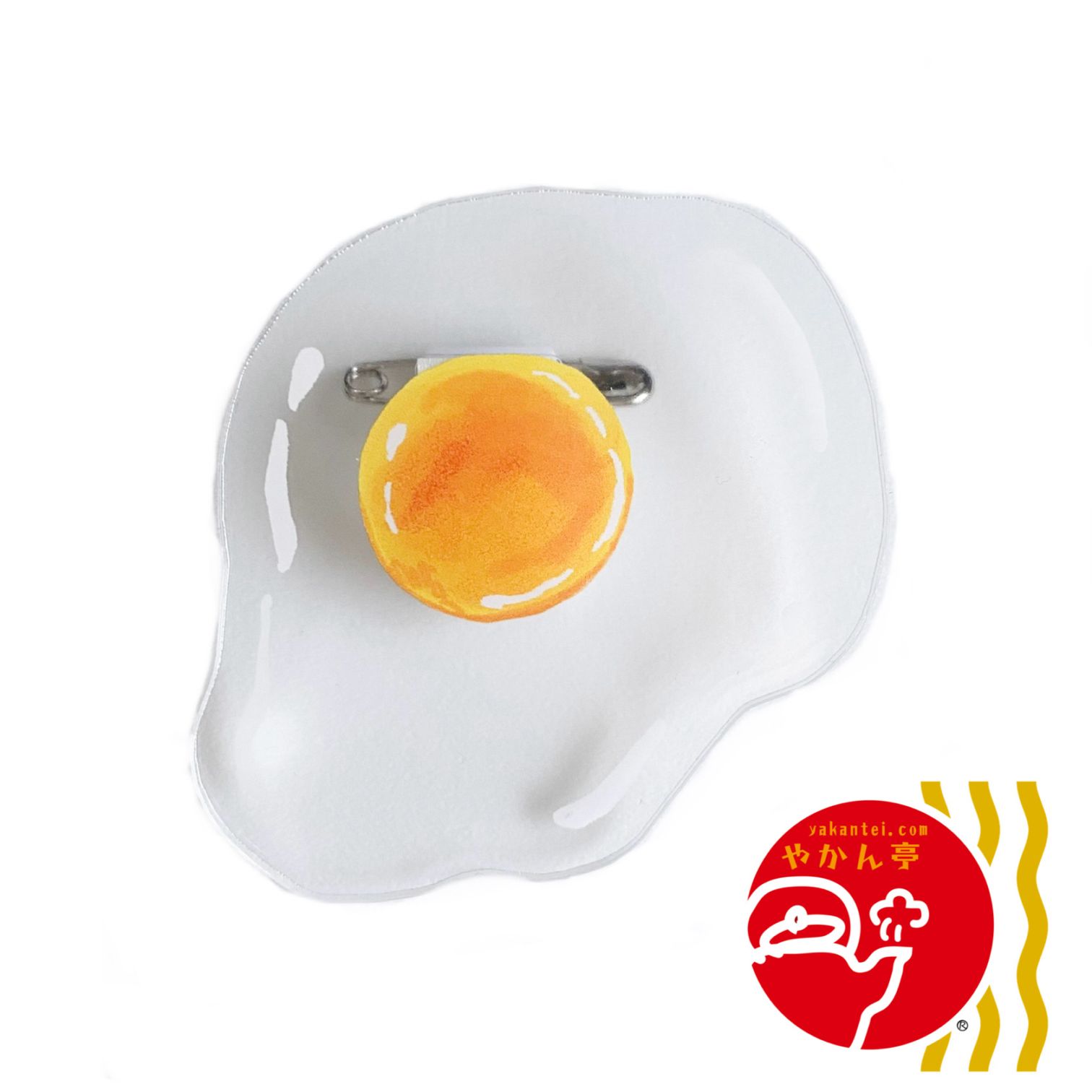 具材バッジ 生卵