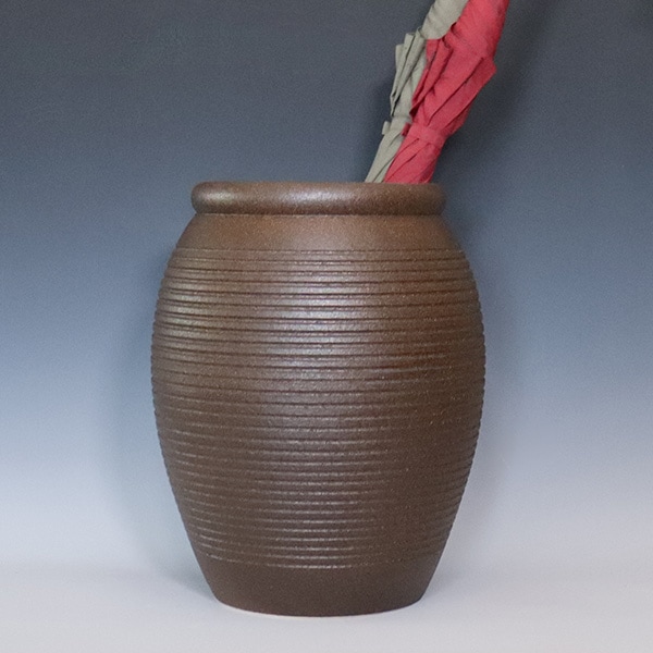 かさたて 信楽焼 おしゃれ 陶器 傘立て 高さ４７cm 千段 信楽焼　傘立て 和風 新築 玄関 モダン 傘入れ 傘立て