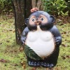 信楽焼きたぬき 18号メス狸　陶器タヌキ　［ta-0074］|たぬき