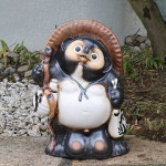 信楽焼きたぬき 20号福ひねり狸 陶器タヌキ［ta-0088］|たぬき
