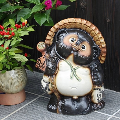 信楽焼　たぬきの置物　タヌキ　一本狸 信楽焼たぬきの置物タヌキ一本狸