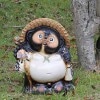 信楽焼きたぬき 13号開運狸 陶器タヌキ　［ta-0038］|たぬき