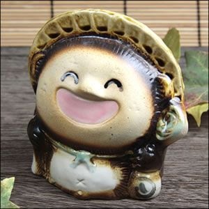 信楽焼 たぬき オス 信楽焼 10号福々狸(オス) たぬき タヌキ 狸 開運