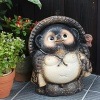 信楽焼きたぬき 11号古信楽風福々狸 陶器タヌキ［ta-0120］|たぬき