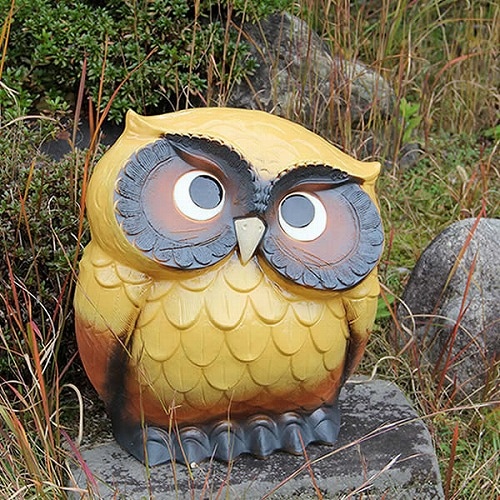 信楽焼　はばたきふくろう　10号　しあわせの黄色　置物（大） 信楽焼 はばたきふくろう 10号 しあわせの黄色 置物（大） 信楽焼