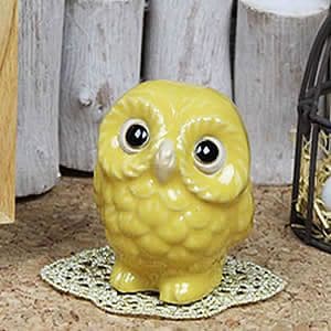   茶ふくろう 陶器置物 フィギュリン 茶ふくろう 陶器置物 フィギュリン 茶ふくろう 陶器置物 フィギュリン