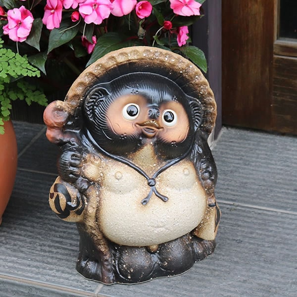 信楽焼 たぬき 信楽焼きたぬき 11号古信楽風福狸 陶器タヌキ しがらき