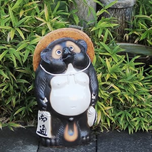 信楽焼 たぬき 信楽焼きたぬき 20号なごみ狸 陶器タヌキ［ta-0246