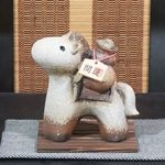 信楽焼干支 馬 陶器干支 午 令和八年干支 うま 来年干支 et-818|干支