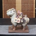 信楽焼干支 馬 陶器干支 午 令和八年干支 うま 来年干支 et-817|干支