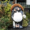 信楽焼きたぬき　50号福ひねり狸　陶器タヌキ　大たぬき［ta-0287］|たぬき