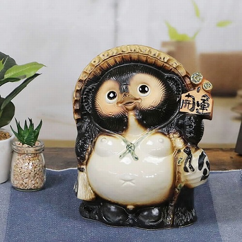 信楽焼　13号開運狸　狸　たぬき　タヌキ 信楽焼 13号開運狸 たぬき タヌキ 狸 開運 縁起物 可愛い 陶器 商売