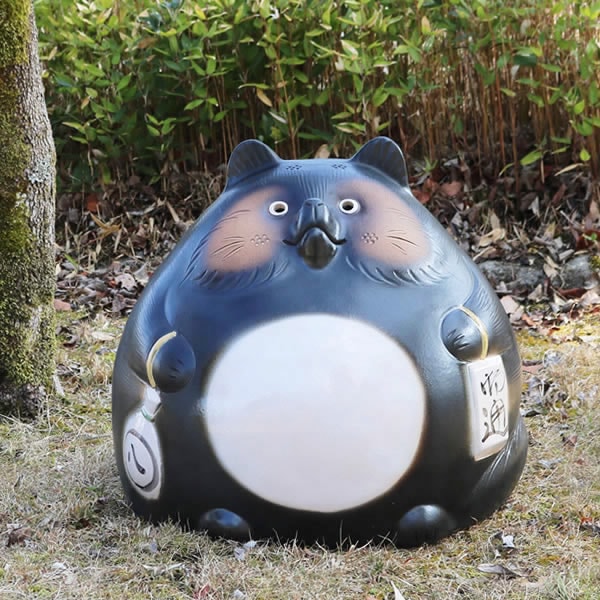 信楽焼 たぬき 信楽焼きたぬき 大福タヌキ 特大狸 陶器タヌキ しがらき