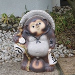 信楽焼きたぬき 20号古信楽福狸 陶器タヌキ しがらきやき 狸 ［ta-0355］|たぬき