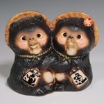 信楽焼 7号ハグ狸 ta-0414|たぬき