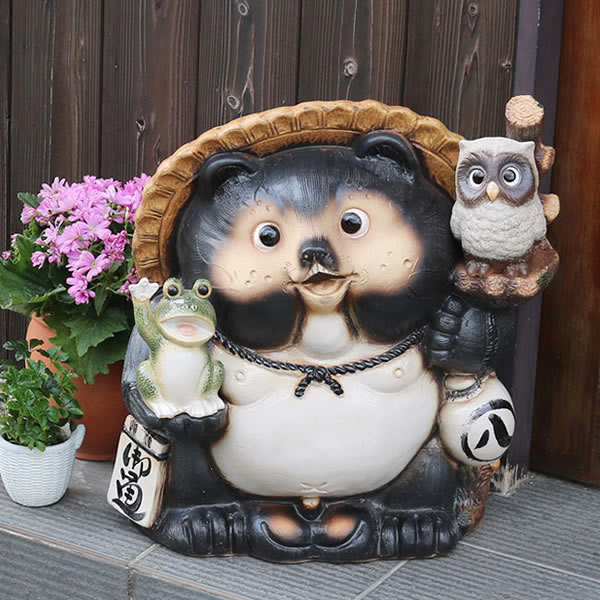 信楽焼 狸 信楽焼たぬき 縁起物タヌキ 陶器タヌキ たぬき置物 やきもの しがらきやき 焼き物 狸 タヌキ 信楽 たぬき