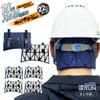 アイスフラップ「涼RUN」　セット　　熱中症対策　グッズ　工事現場　暑さ対策　22℃　 冷感 ひんやりアイス 頭 冷却大人 ひんやりグッズ 冷感グッズ　 暑さ対策　現場　首裏　首筋　PCM素材　涼しい