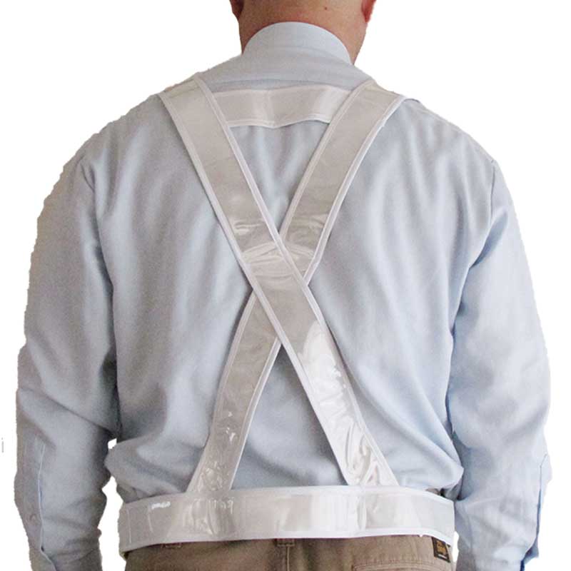 タスキ型安全ベスト キングサイズ 大きいサイズ ゆったり 反射ベスト ビッグサイズ 反射材 交通誘導 警備 ワーク 安全ベスト