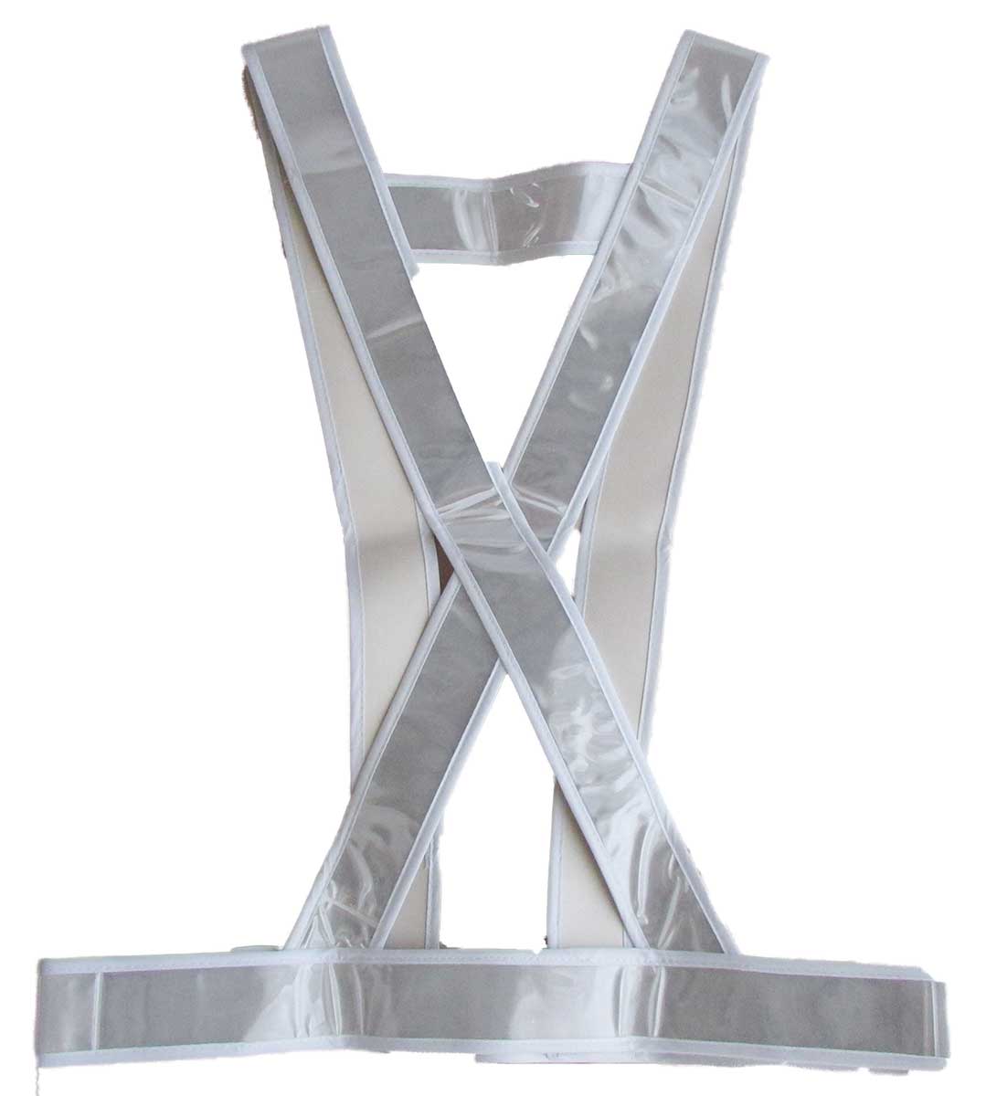 タスキ型安全ベスト キングサイズ 大きいサイズ ゆったり 反射ベスト ビッグサイズ 反射材 交通誘導 警備 ワーク 安全ベスト