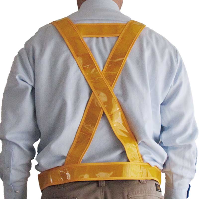 タスキ型安全ベスト キングサイズ 大きいサイズ ゆったり 反射ベスト ビッグサイズ 反射材 交通誘導 警備 ワーク 安全ベスト