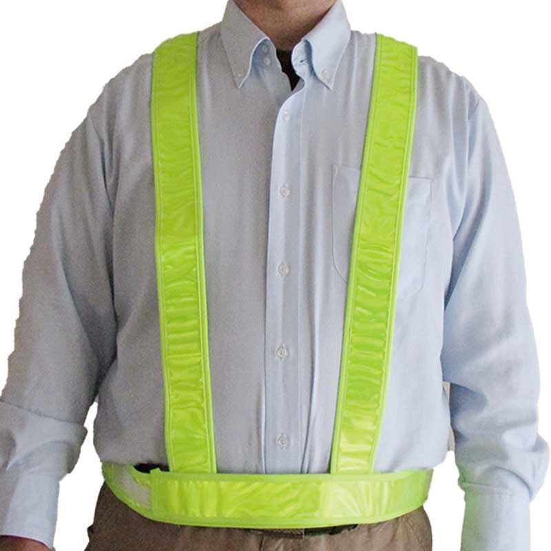 タスキ型安全ベスト キングサイズ 大きいサイズ ゆったり 反射ベスト ビッグサイズ 反射材 交通誘導 警備 ワーク 安全ベスト