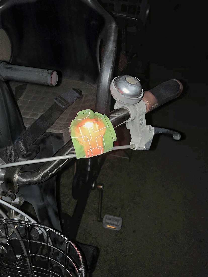 LEDアームバンド『巻きつくんです』2 リストバンド リフレクタ 交通安全 光る リストバンド ウォーキング ジョギング 散歩 夜間 運動