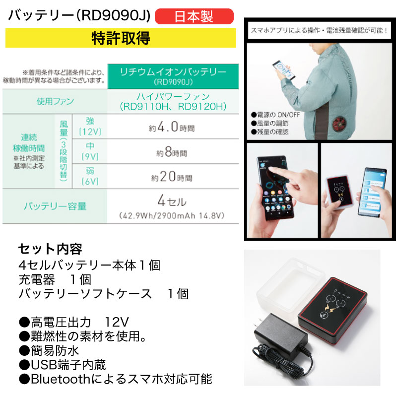 【ファンカバープレゼント!】MK-300 MHAK空調風神服フード付ヤッケ7分袖 ファン・バッテリー20年セット(サンエスRD9020H,RD9190J)