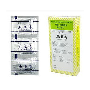 【三和生薬】『セルフメディケーション税制対象』顆粒タイプのサンワ　麻黄湯　（まおうとう）　エキス細粒　「分包」30包【第2類医薬品】
