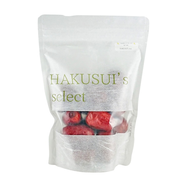 HAKUSUI's select　薬膳百科シリーズ　棗（なつめ）　150g【新疆 和田なつめ】-福岡の漢方通販専門店【創業40年】薬草の森はくすい堂