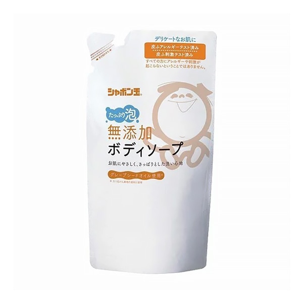 シャボン玉石けん　無添加ボディソープ　たっぷり泡　つめかえ用　470ｍｌ