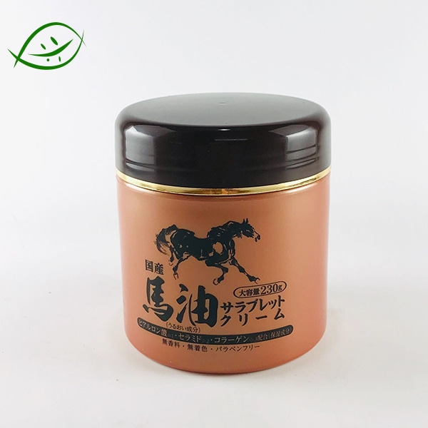 大人気の「馬油」配合 濃密処方の大容量保湿クリーム】馬油