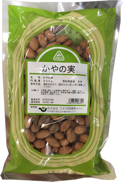 ウチダ　かやの実・原形　（かやのみ　カヤノミ）　500g