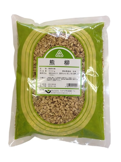 【ウチダ和漢薬】熊柳・刻　（くまやなぎ　クマヤナギ）　500g