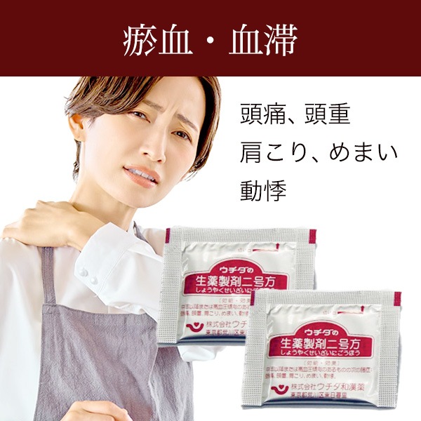 生薬製剤二号方　しょうやくせいざいにごうほう　60包【第2類医薬品】｜めまい、動悸、頭痛、頭重、肩こり