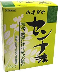 【ウチダ和漢薬】センナ末　300ｇ【第(2)類医薬品】