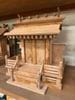 【現品】屋久杉上杢神棚一社（大）0161