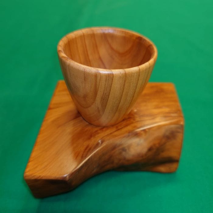 屋久杉 そらきゅう台付 5933 | 屋久杉小物・文具,お湯呑み・ぐい呑み